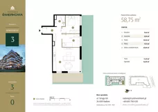 3 pokoje, mieszkanie 58,75 m², parter, oferta nr M.3, Rezydencja Świerkowa etap II, Radom, Idalin, ul. Świerkowa