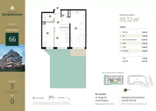 3 pokoje, mieszkanie 59,32 m², parter, oferta nr M.66, Rezydencja Świerkowa etap II, Radom, Idalin, ul. Świerkowa