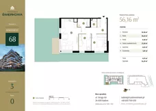 3 pokoje, mieszkanie 56,16 m², parter, oferta nr M.68, Rezydencja Świerkowa etap II, Radom, Idalin, ul. Świerkowa