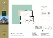 3 pokoje, mieszkanie 49,32 m², parter, oferta nr M.71, Rezydencja Świerkowa etap II, Radom, Idalin, ul. Świerkowa