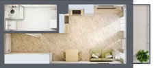 1 pokój, mieszkanie 28,28 m², piętro 2, oferta nr M055, ULTRADOM, Radom, Gołębiów, ul. Gołębiowska