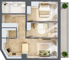 3 pokoje, mieszkanie 57,53 m², piętro 5, oferta nr M135, ULTRADOM, Radom, Gołębiów, ul. Gołębiowska