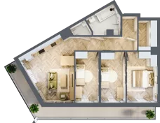 4 pokoje, mieszkanie 76,50 m², piętro 6, oferta nr M174, ULTRADOM, Radom, Gołębiów, ul. Gołębiowska