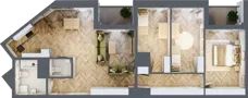 4 pokoje, mieszkanie 87,80 m², piętro 16, oferta nr M194, Sky Trust II , Kielce, Bocianek, al. Solidarności / ul. Świętokrzyska