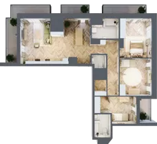 4 pokoje, mieszkanie 91,54 m², piętro 14, oferta nr M181, Sky Trust II , Kielce, Bocianek, al. Solidarności / ul. Świętokrzyska
