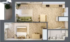 2 pokoje, lokal inwestycyjny 47,68 m², piętro 2, oferta nr L23, Sky Trust II - lokale inwestycyjne, Kielce, Bocianek, al. Solidarności / ul. Świętokrzyska