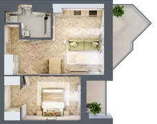 2 pokoje, lokal inwestycyjny 46,56 m², piętro 5, oferta nr L83, Sky Trust II - lokale inwestycyjne, Kielce, Bocianek, al. Solidarności / ul. Świętokrzyska