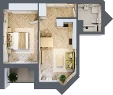 2 pokoje, lokal inwestycyjny 41,93 m², piętro 6, oferta nr L94, Sky Trust II - lokale inwestycyjne, Kielce, Bocianek, al. Solidarności / ul. Świętokrzyska