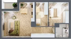 3 pokoje, mieszkanie 61,62 m², piętro 2, oferta nr B, Dzielnica Trust, Kielce, Na Stoku, ul. Gen. Władysława Sikorskiego