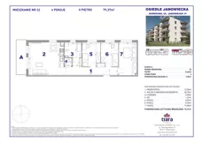 4 pokoje, mieszkanie 79,37 m², piętro 2, oferta nr 22, Osiedle Janowiecka 27, Warszawa, Targówek, Elsnerów, ul. Janowiecka 27