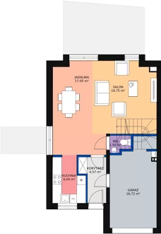 Dom 125,00 m², oferta nr 17A, Wzgórze Witosa, Tarnowskie Góry, Repty Śląskie, ul. Witosa 78