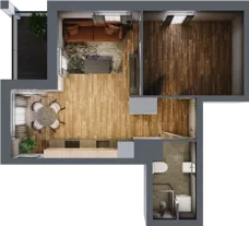 1 pokój, mieszkanie 38,41 m², piętro 5, oferta nr 41, Osiedle na Górnej etap V, Kielce, Nowy Folwark, ul. Zbożowa