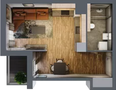 1 pokój, mieszkanie 28,65 m², piętro 8, oferta nr 80, Osiedle na Górnej etap V, Kielce, Nowy Folwark, ul. Zbożowa