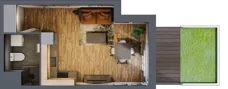1 pokój, mieszkanie 32,97 m², parter, oferta nr 82, Osiedle na Górnej etap V, Kielce, Nowy Folwark, ul. Zbożowa