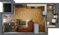 1 pokój, mieszkanie 33,00 m², piętro 5, oferta nr 106, Osiedle na Górnej etap V, Kielce, Nowy Folwark, ul. Zbożowa