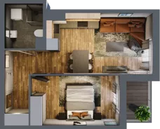 2 pokoje, mieszkanie 38,09 m², piętro 5, oferta nr 46, Osiedle na Górnej etap V, Kielce, Nowy Folwark, ul. Zbożowa