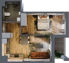 2 pokoje, mieszkanie 39,31 m², piętro 1, oferta nr 11, Osiedle na Górnej etap V, Kielce, Nowy Folwark, ul. Zbożowa
