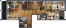 3 pokoje, mieszkanie 83,26 m², piętro 1, oferta nr 9, Osiedle na Górnej etap V, Kielce, Nowy Folwark, ul. Zbożowa