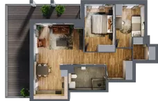 3 pokoje, mieszkanie 63,01 m², piętro 6, oferta nr 116, Osiedle na Górnej etap V, Kielce, Nowy Folwark, ul. Zbożowa