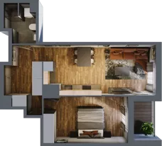 2 pokoje, mieszkanie 47,26 m², piętro 7, oferta nr 119, Osiedle na Górnej etap V, Kielce, Nowy Folwark, ul. Zbożowa