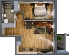 2 pokoje, mieszkanie 50,36 m², piętro 6, oferta nr 113, Osiedle na Górnej etap V, Kielce, Nowy Folwark, ul. Zbożowa