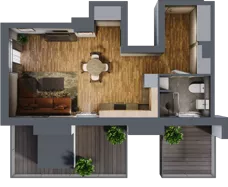 1 pokój, mieszkanie 35,41 m², piętro 8, oferta nr 125, Osiedle na Górnej etap V, Kielce, Nowy Folwark, ul. Zbożowa