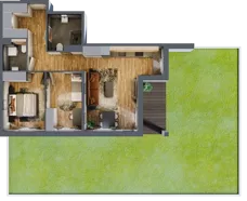 3 pokoje, mieszkanie 63,60 m², piętro 1, oferta nr 89, Osiedle na Górnej etap V, Kielce, Nowy Folwark, ul. Zbożowa