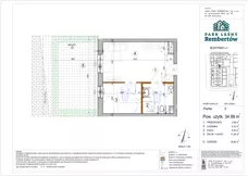 2 pokoje, mieszkanie 34,99 m², parter, oferta nr L1-2, Park Leśny Rembertów - L1 L2, Warszawa, Rembertów, ul. Chełmżyńska
