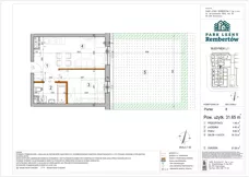 2 pokoje, mieszkanie 31,65 m², parter, oferta nr L1-8, Park Leśny Rembertów - L1 L2, Warszawa, Rembertów, ul. Chełmżyńska