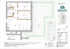 3 pokoje, mieszkanie 57,34 m², piętro 1, oferta nr L1-26, Park Leśny Rembertów - L1 L2, Warszawa, Rembertów, ul. Chełmżyńska