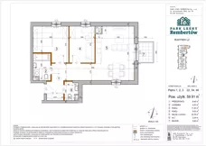 3 pokoje, mieszkanie 59,91 m², piętro 1, oferta nr L2-22, Park Leśny Rembertów - L1 L2, Warszawa, Rembertów, ul. Chełmżyńska