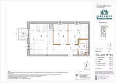 3 pokoje, mieszkanie 55,78 m², piętro 5, oferta nr L2-67, Park Leśny Rembertów - L1 L2, Warszawa, Rembertów, ul. Chełmżyńska