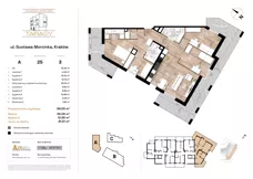 5 pokoi, mieszkanie 99,00 m², piętro 3, oferta nr A25, Krzesławickie Tarasy, Kraków, Wzgórza Krzesławickie, Zesławice, ul. Gustawa Morcinka 86C