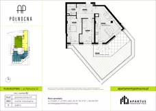 3 pokoje, mieszkanie 74,67 m², parter, oferta nr B3/3, Apartamenty Północna, Lublin, Śródmieście, Śródmieście, ul. Północna 22/24