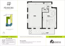 2 pokoje, mieszkanie 116,72 m², piętro 3, oferta nr B3/34, Apartamenty Północna, Lublin, Śródmieście, Śródmieście, ul. Północna 22/24