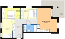 4 pokoje, apartament 76,06 m², piętro 3, oferta nr A31, Villa Verona Mielno, Mielno, ul. Pogodna 4A