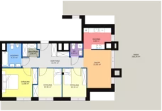 4 pokoje, apartament 84,81 m², piętro 4, oferta nr A41, Villa Verona Mielno, Mielno, ul. Pogodna 4A