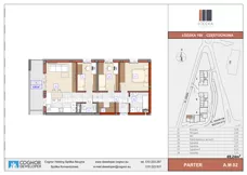 4 pokoje, mieszkanie 69,24 m², parter, oferta nr A.M.02, Łódzka Osiedle, Częstochowa, Częstochówka-Parkitka, ul. Łódzka 198, 200, 202