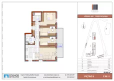 4 pokoje, mieszkanie 80,57 m², piętro 2, oferta nr C.M.11, Łódzka Osiedle, Częstochowa, Częstochówka-Parkitka, ul. Łódzka 198, 200, 202