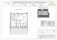 3 pokoje, apartament 55,90 m², parter, oferta nr B3/0/07, Atlantis Prestige Park, Opole, Malinka, ul. Pomorska / Zielonogórska