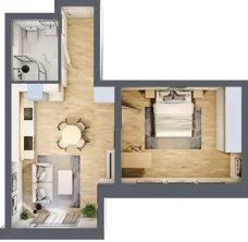 2 pokoje, mieszkanie 39,71 m², piętro 3, oferta nr 1/24, Osiedle Kościuszki - Osiedle Premium, Brzeg, ul. Kościuszki