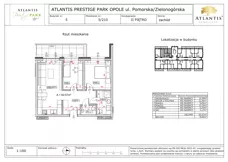 3 pokoje, apartament 62,57 m², piętro 2, oferta nr B5/2/10, Atlantis Prestige Park, Opole, Malinka, ul. Pomorska / Zielonogórska