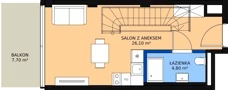 3 pokoje, apartament inwestycyjny 56,50 m², piętro 4, oferta nr 406, Apollo Resort, Świnoujście, Dzielnica Nadmorska, ul. Uzdrowiskowa