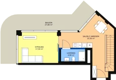 4 pokoje, apartament inwestycyjny 92,50 m², piętro 4, oferta nr 410, Apollo Resort, Świnoujście, Dzielnica Nadmorska, ul. Uzdrowiskowa