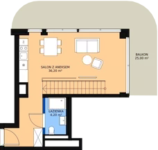 3 pokoje, apartament inwestycyjny 75,90 m², piętro 4, oferta nr 431, Apollo Resort, Świnoujście, Dzielnica Nadmorska, ul. Uzdrowiskowa
