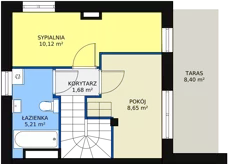 Dom 66,06 m², oferta nr A1, Triton Kampinos II, Łomna-Las, ul. Wiśniowa