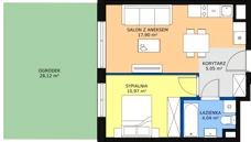 2 pokoje, mieszkanie 37,96 m², parter, oferta nr AC1.3, PUR na Kamionku, Warszawa, Praga Południe, Kamionek, ul. Żupnicza