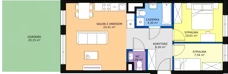3 pokoje, mieszkanie 55,50 m², parter, oferta nr AD1.1, PUR na Kamionku, Warszawa, Praga Południe, Kamionek, ul. Żupnicza