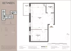 2 pokoje, mieszkanie 49,69 m², piętro 3, oferta nr 99, Between, Łódź, Śródmieście, ul. Dowborczyków 12