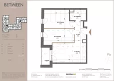 3 pokoje, mieszkanie 51,15 m², piętro 1, oferta nr 9, Between, Łódź, Śródmieście, ul. Dowborczyków 12